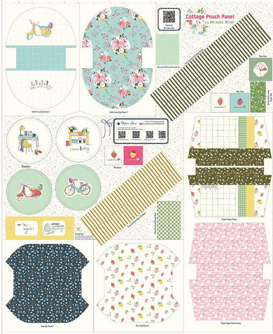 Pouch Panels Cottage Pouch 35 1/2" x 43 1/2" Panel