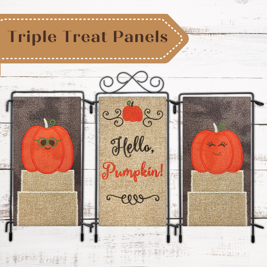 Hello Pumpkin Triple Treat Panels