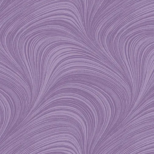 Purple Violet Color Wave Texture Flannel Wideback Fabric per yard