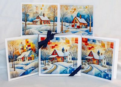 Winterscape SQ 8 Card Box Collection