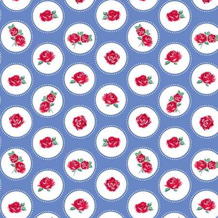 SF Blue Bonnet Cottage Rose Lane Brighton Quilting Cuddle