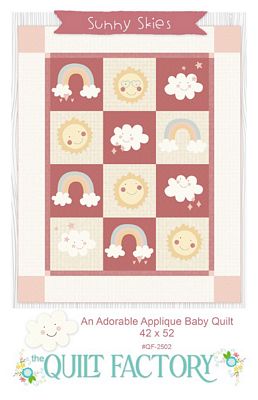Sunny Skies Applique Baby Quilt