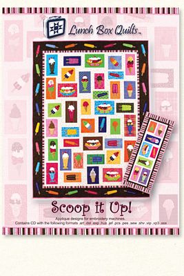 Scoop it Up ME Quilt Pattern with CD-ROM