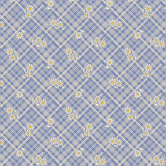 MF Aunt Grace Lattice Blue