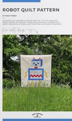 Robot Quilt Pattern