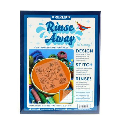 Rinse Away Design Sheets