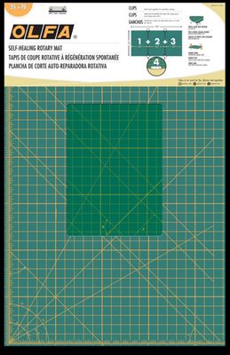 Continuous Grid Rotary Mat Set 35inx70in Green