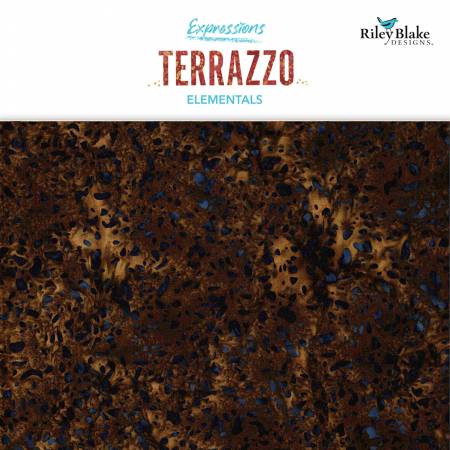 RB Batiks Elementals Terrazzo Rocky Mountain 2.5in Strips D, 40pcs