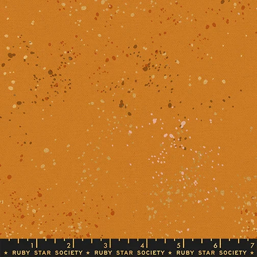 Speckled Canvas Metallic Earth 44"/45" Fabric Per Yard