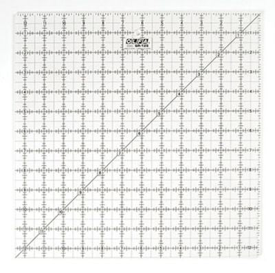 Olfa Squ Frosted Ruler 12.5in