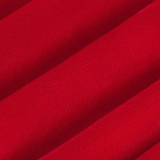 Red Solid Cuddle 3 58/60" Fabric per yard