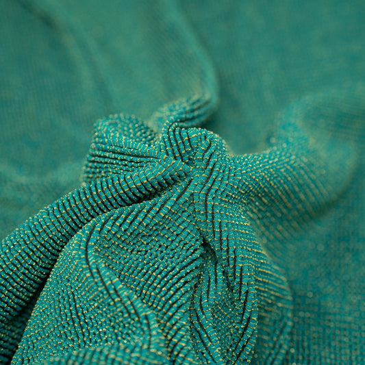Ritzy Crinkle Nylon Polyester Spandex with Metallic Fabric | Blue Moon Fabrics
