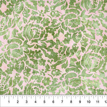 Roses Lime Light 44"/45" Cotton Fabric Per Yard