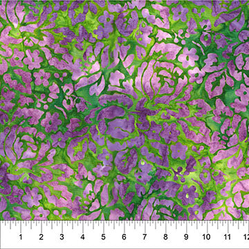 Roses Olive Green 44"/45" Cotton Fabric Per Yard