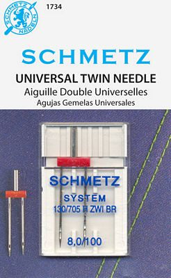 Schmetz Universal Twin 8.0/100