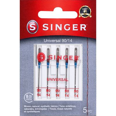Needles Singer Universal Red Band 90/14 5pack