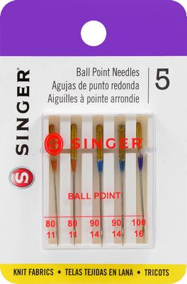 Needle Sgr Ylw Band Ast 5count