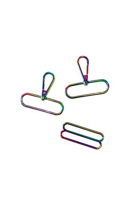 2in Adjustable Strap Hardware Kit - Iridescent