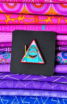 Shark Enamel Pin