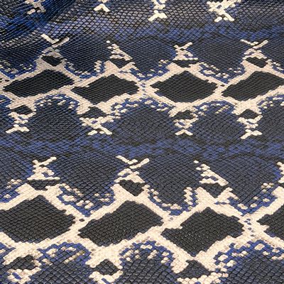 Metallic Snake Vinyl- Navy/Blk/Slvr 18 in x 54 in