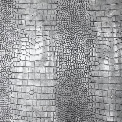 Faux Large Scale Crocodile- Blue/Gray18 in x 54 in