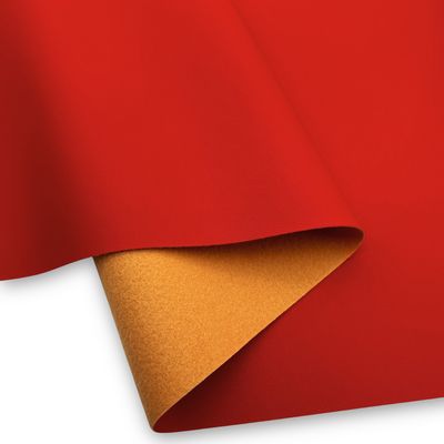 Faux Leather- Bright Red 18 in x 54 in