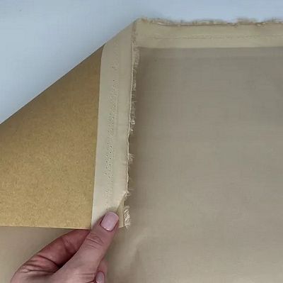 Adhesive Lining - Cream 18 in x 54 in
