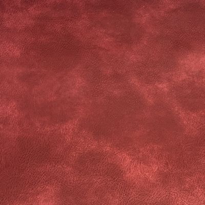 Faux Aged Leather-Red 18 in x 54 in
