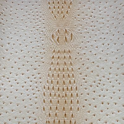 Faux Crocodile/Ostrich-Cream 18 in x 54 in