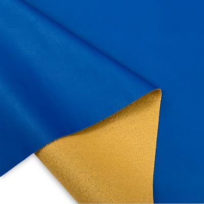 Faux Leather Solid - Bright Blue 18 in x 54 in