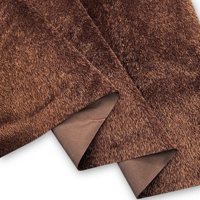 Faux Hair on Hide - Chocolate Brown 18 in x 54 in