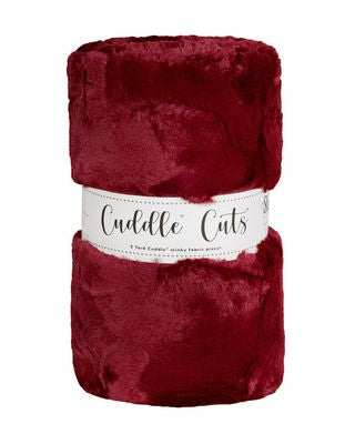 Luxe Cuddle Cut 2Yd-Hide Merlot