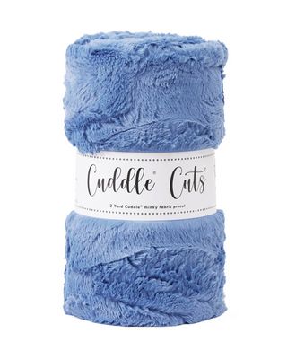 2yd Luxe Cuddle Cut Hide Bluebell