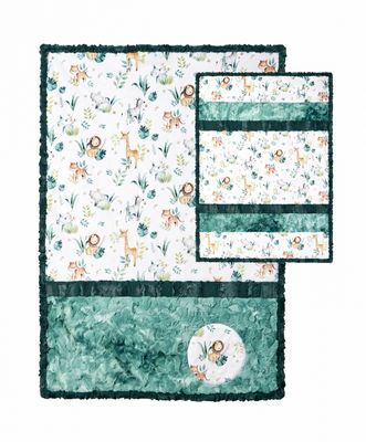 Lullaby Cuddle Kit Jungle Rumble 28in X 41in