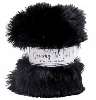Dreamy Fur 1 Yard Precut Black