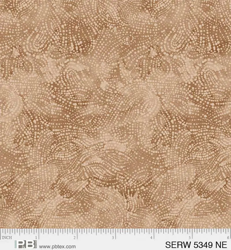 Brown Latte Serenity Cotton Wideback Fabric per yard