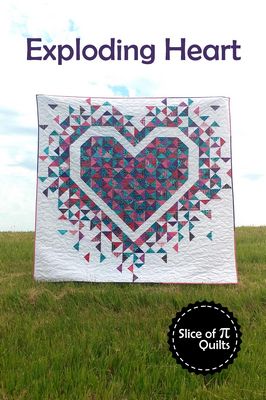 Exploding Heart quilt