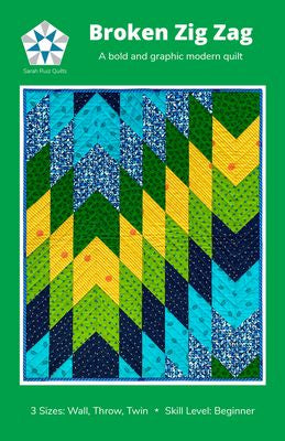 Broken Zig Zag Quilt Pattern