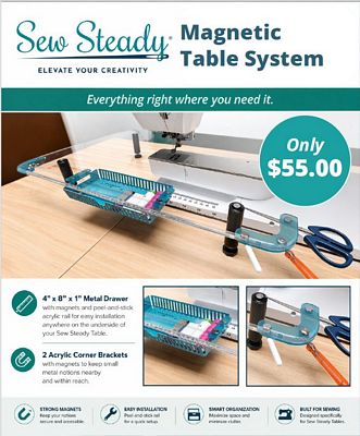 Sew Magnetic Blue Table System for Sew Steady