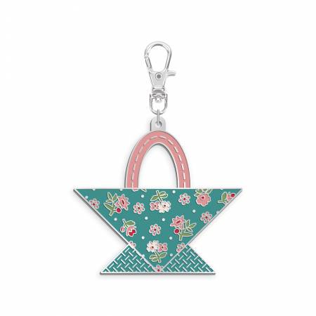 RB Flower Basket Happy Charm Enamel Lori Holt