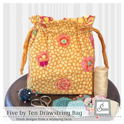 Five by Ten Drawstring Bag