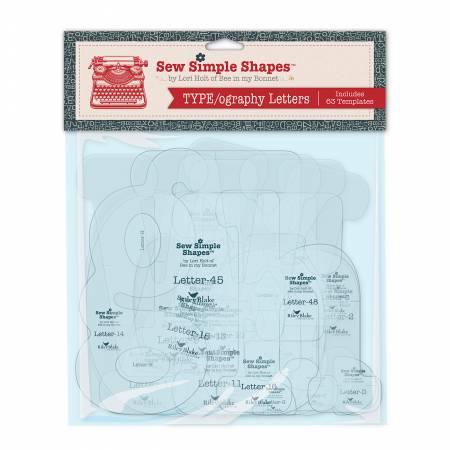 RB TYPE/ography Letters Lori Holt  Sew Simple Shapes