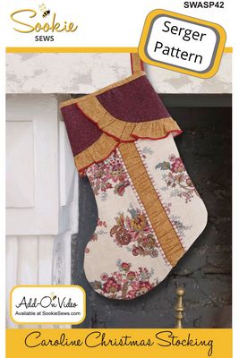 Caroline Christmas Stocking Serger Pattern