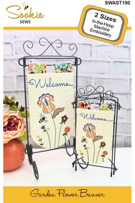 Garden Flower Banner In-the-Hoop