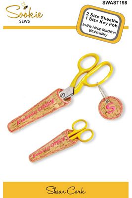 Shear Cork Sheaths and Monogram Key Fob Set ITH