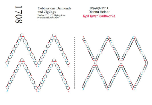 1708 Cobblestone Diamonds Combo Pantograph
