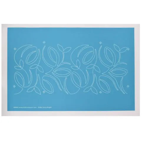 60031 Bamboo Swirls 6 3/4" by 15" Stencil