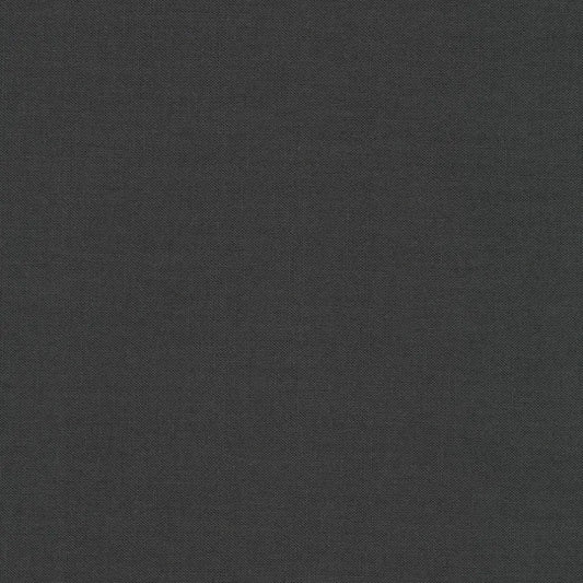 Kona Cotton Charcoal Wideback Fabric Per Yard