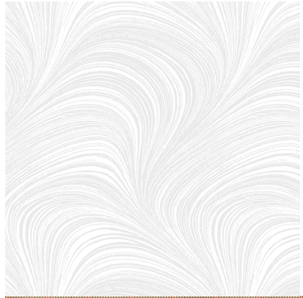 White Wave Texture Flannel Wideback Fabric Per Yard