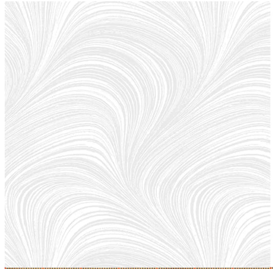 White Wave Texture Flannel Wideback Fabric Per Yard